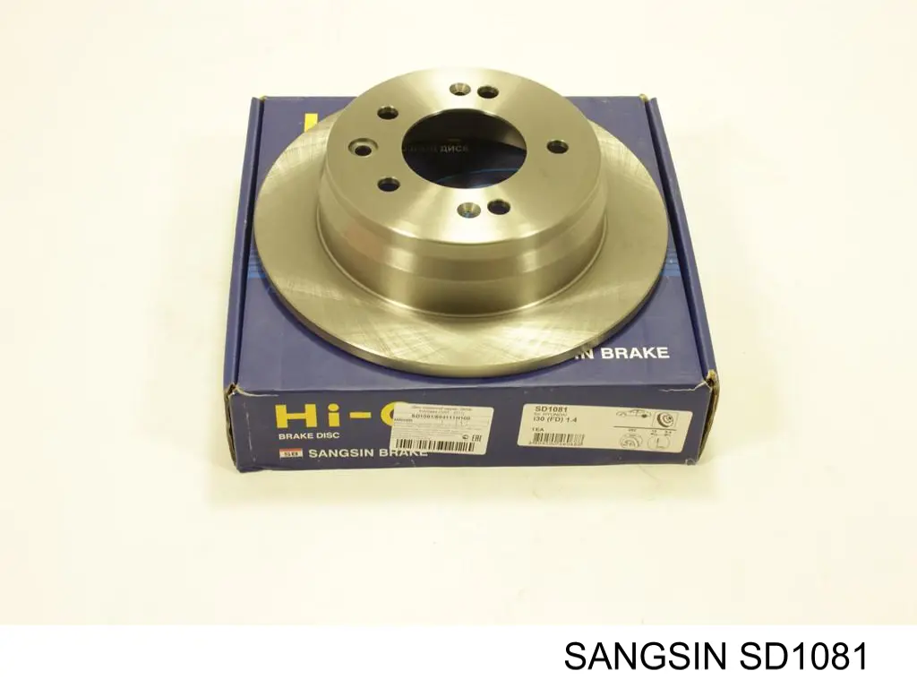 SD1081 Sangsin Tarcza hamulcowa tylna