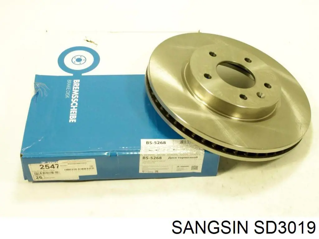 Tarcza hamulcowa przednia Sangsin SD3019 cena, od 61,01 USD