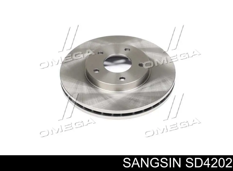 SD4202 Sangsin Tarcza hamulcowa przednia