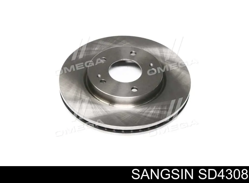 SD4308 Sangsin Tarcza hamulcowa przednia
