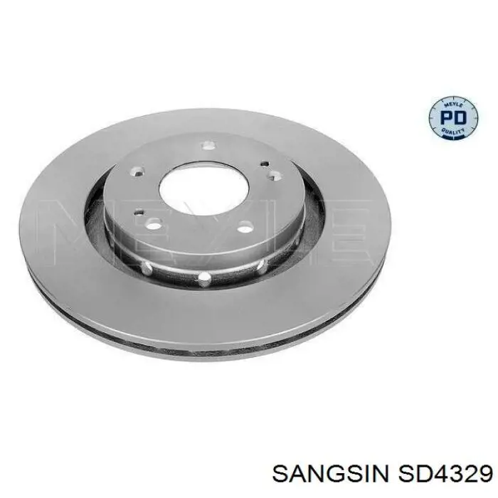 SD4329 Sangsin Tarcza hamulcowa przednia