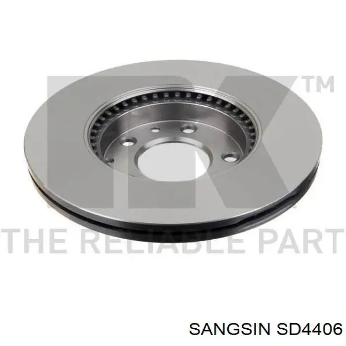 Tarcza hamulcowa przednia Sangsin SD4406 cena, od 48,31 USD