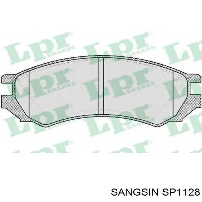 SP1128 Sangsin Klocki hamulcowe przednie tarczowe