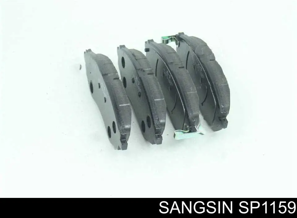 Klocki hamulcowe przednie tarczowe SP1159 Sangsin