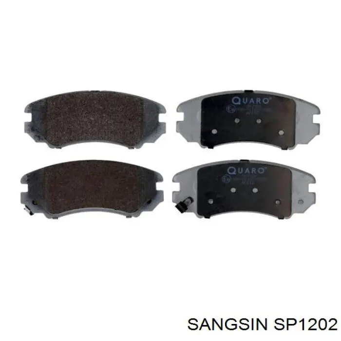 Klocki hamulcowe przednie tarczowe SP1202 Sangsin