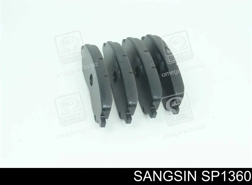 SP1360 Sangsin Klocki hamulcowe przednie tarczowe