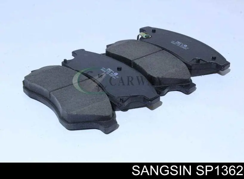 Klocki hamulcowe przednie tarczowe Sangsin SP1362 cena, od 27,25 USD