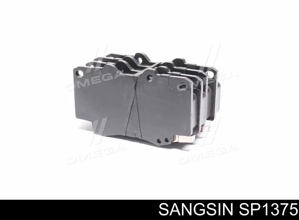 SP1375 Sangsin Klocki hamulcowe przednie tarczowe