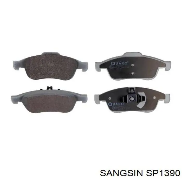 Klocki hamulcowe przednie tarczowe Sangsin SP1390 cena, od 26,24 USD