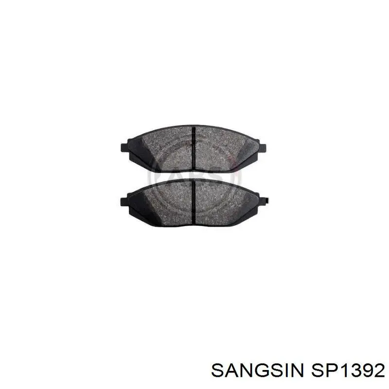 Klocki hamulcowe przednie tarczowe SP1392 Sangsin