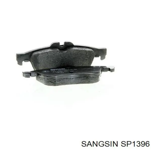 Okładziny (klocki) do hamulców tarczowych tylne Sangsin SP1396 cena, od 38,51 USD