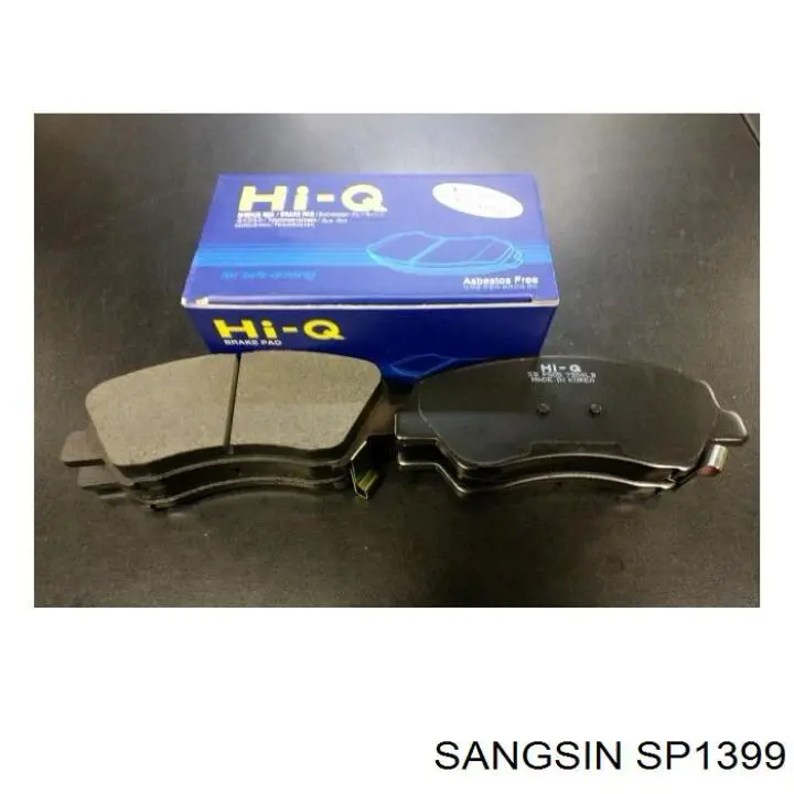 Klocki hamulcowe przednie tarczowe Sangsin SP1399 cena, od 44,74 USD