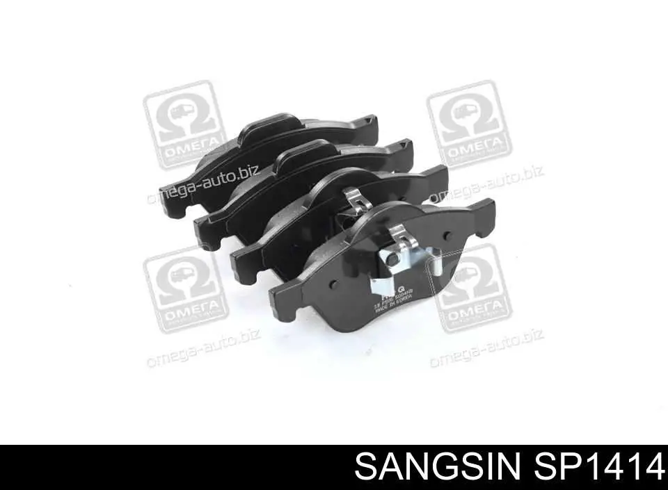 SP1414 Sangsin Klocki hamulcowe przednie tarczowe