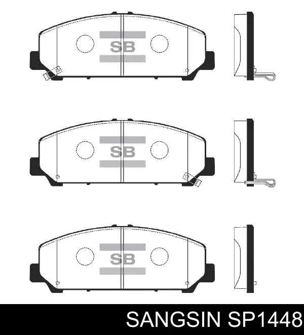 SP1448 Sangsin Klocki hamulcowe przednie tarczowe