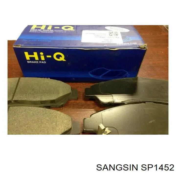 Do koszyka SP1452 Sangsin Klocki hamulcowe przednie tarczowe