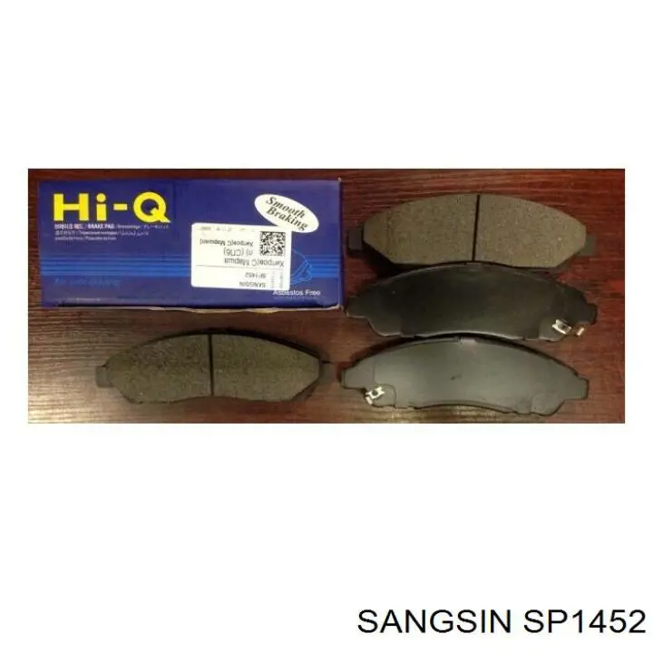 Klocki hamulcowe przednie tarczowe SP1452 Sangsin