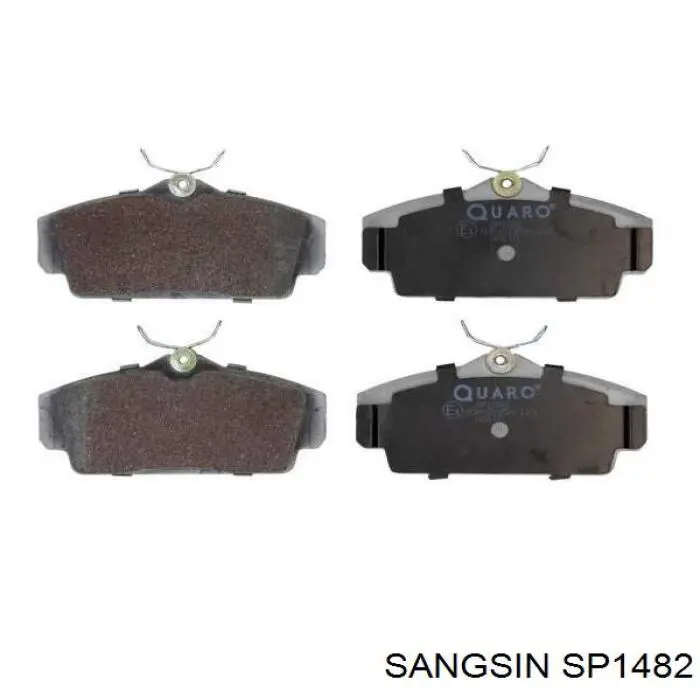 Do koszyka SP1482 Sangsin Klocki hamulcowe przednie tarczowe