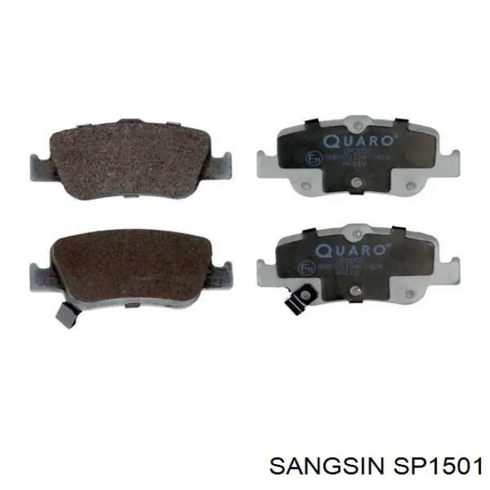 Okładziny (klocki) do hamulców tarczowych tylne Sangsin SP1501 cena, od 19,50 USD