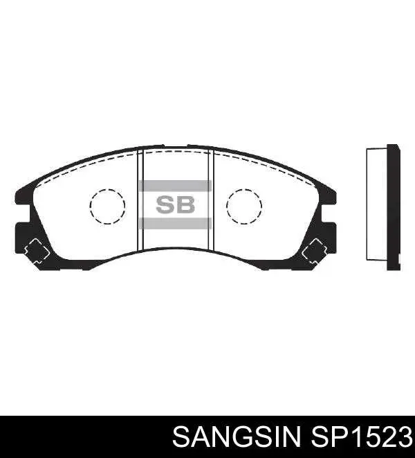 SP1523 Sangsin Klocki hamulcowe przednie tarczowe
