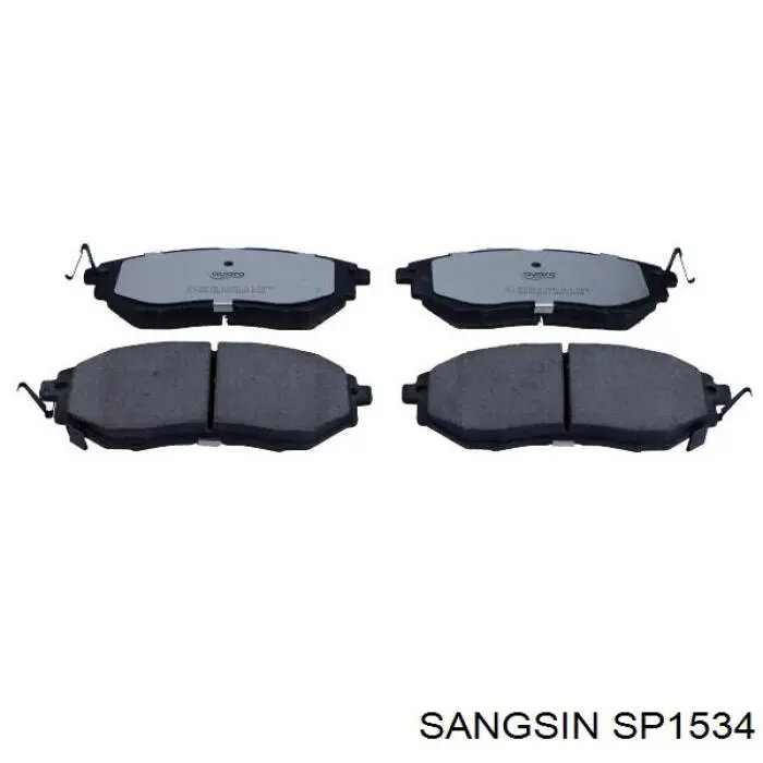 Do koszyka SP1534 Sangsin Klocki hamulcowe przednie tarczowe