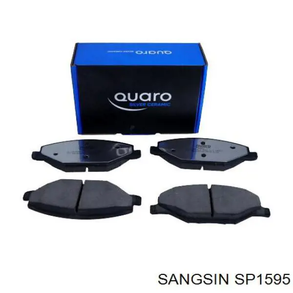 Klocki hamulcowe przednie tarczowe Sangsin SP1595 cena, od 21,55 USD