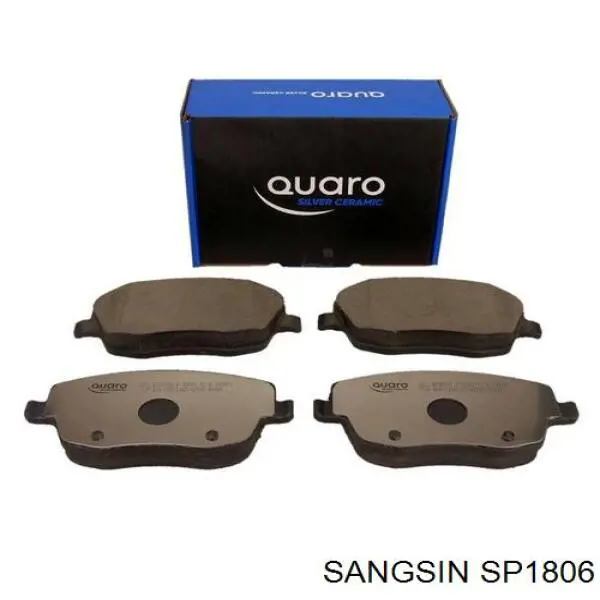 Klocki hamulcowe przednie tarczowe Sangsin SP1806 cena, od 27,71 USD