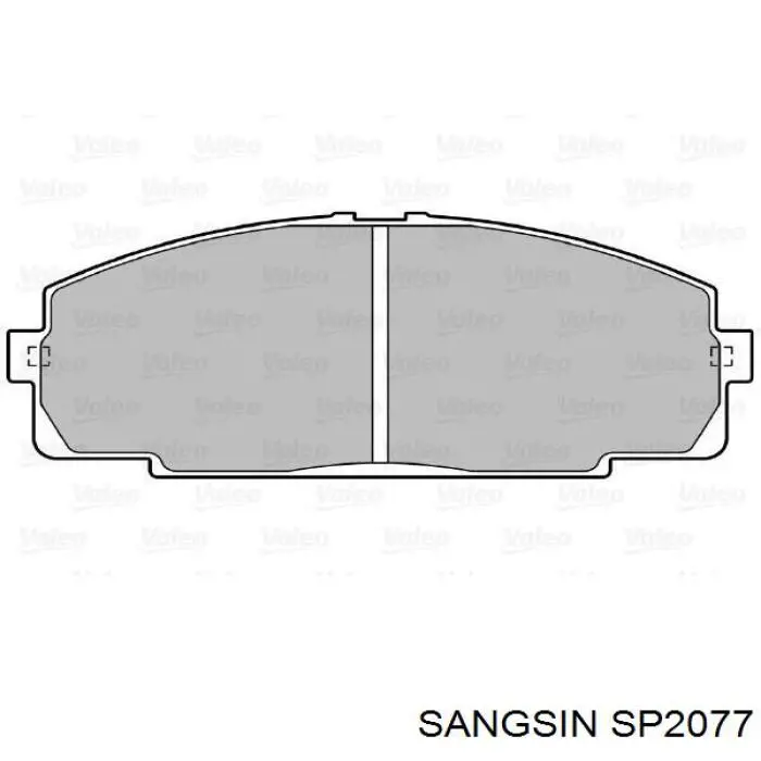 Klocki hamulcowe przednie tarczowe Sangsin SP2077 cena, od 24,42 USD