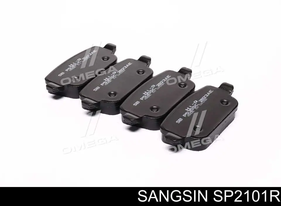 SP2101R Sangsin Okładziny (klocki) do hamulców tarczowych tylne