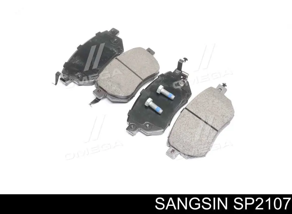 SP2107 Sangsin Klocki hamulcowe przednie tarczowe