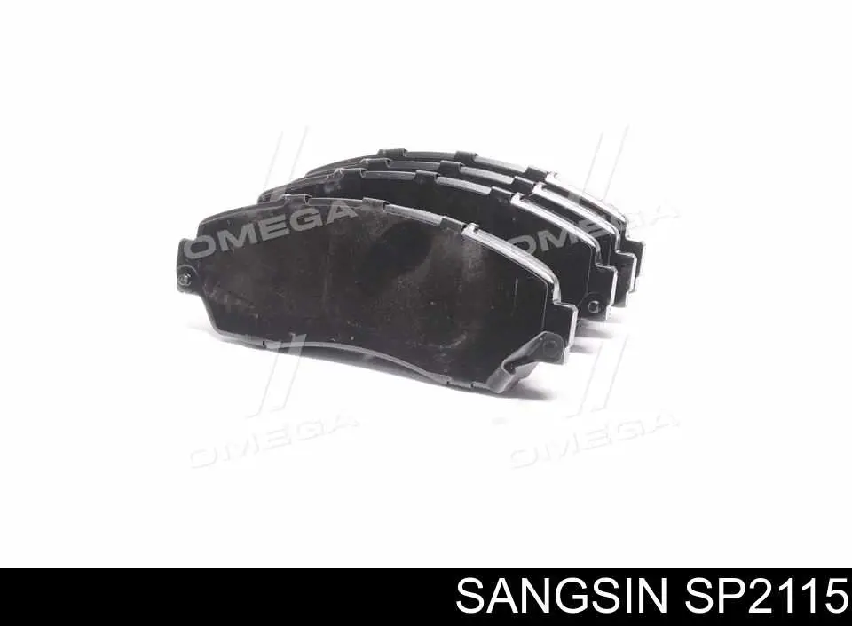 SP2115 Sangsin Klocki hamulcowe przednie tarczowe