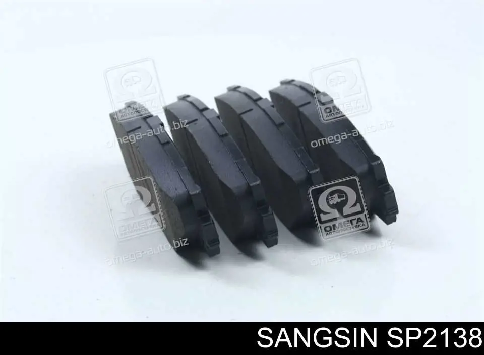 SP2138 Sangsin Klocki hamulcowe przednie tarczowe