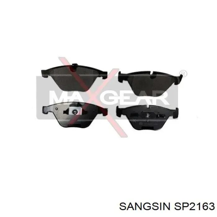Klocki hamulcowe przednie tarczowe Sangsin SP2163