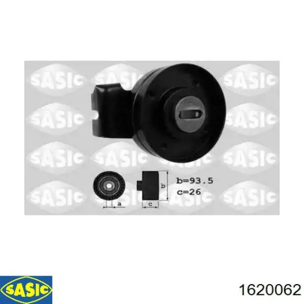 Do koszyka 96180151 Peugeot/Citroen Rolka napinacza paska napędowego