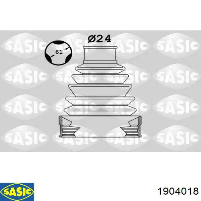 Osłona przegubu homokinetycznego półosi przedniej wewnętrzna prawa Sasic 1904018 cena, od 11,61 USD