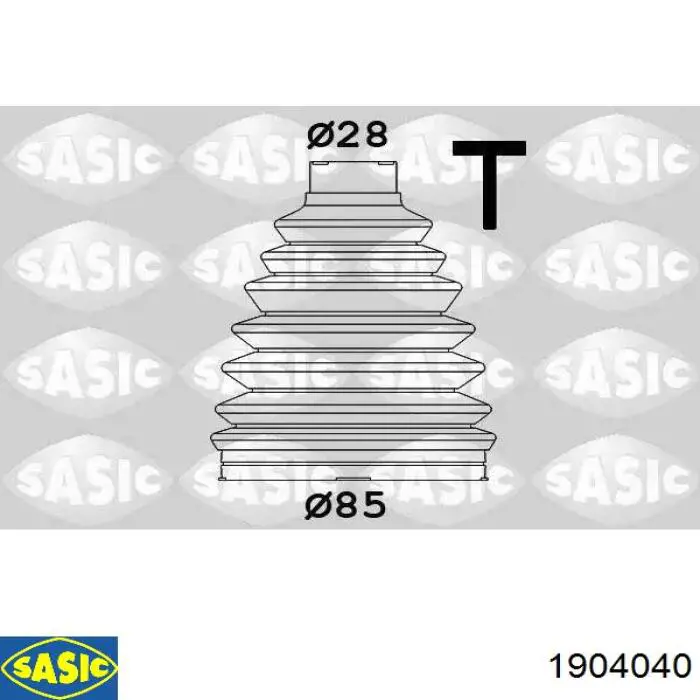 Osłona przegubu homokinetycznego półosi przedniej zewnętrzna Sasic 1904040 cena, od 15,97 USD