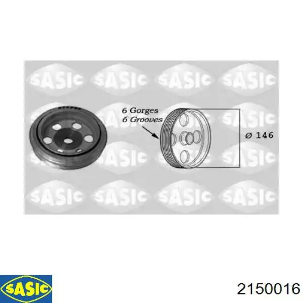 Do koszyka 0500332292 Fiat/Alfa/Lancia Koło pasowe wału korbowego