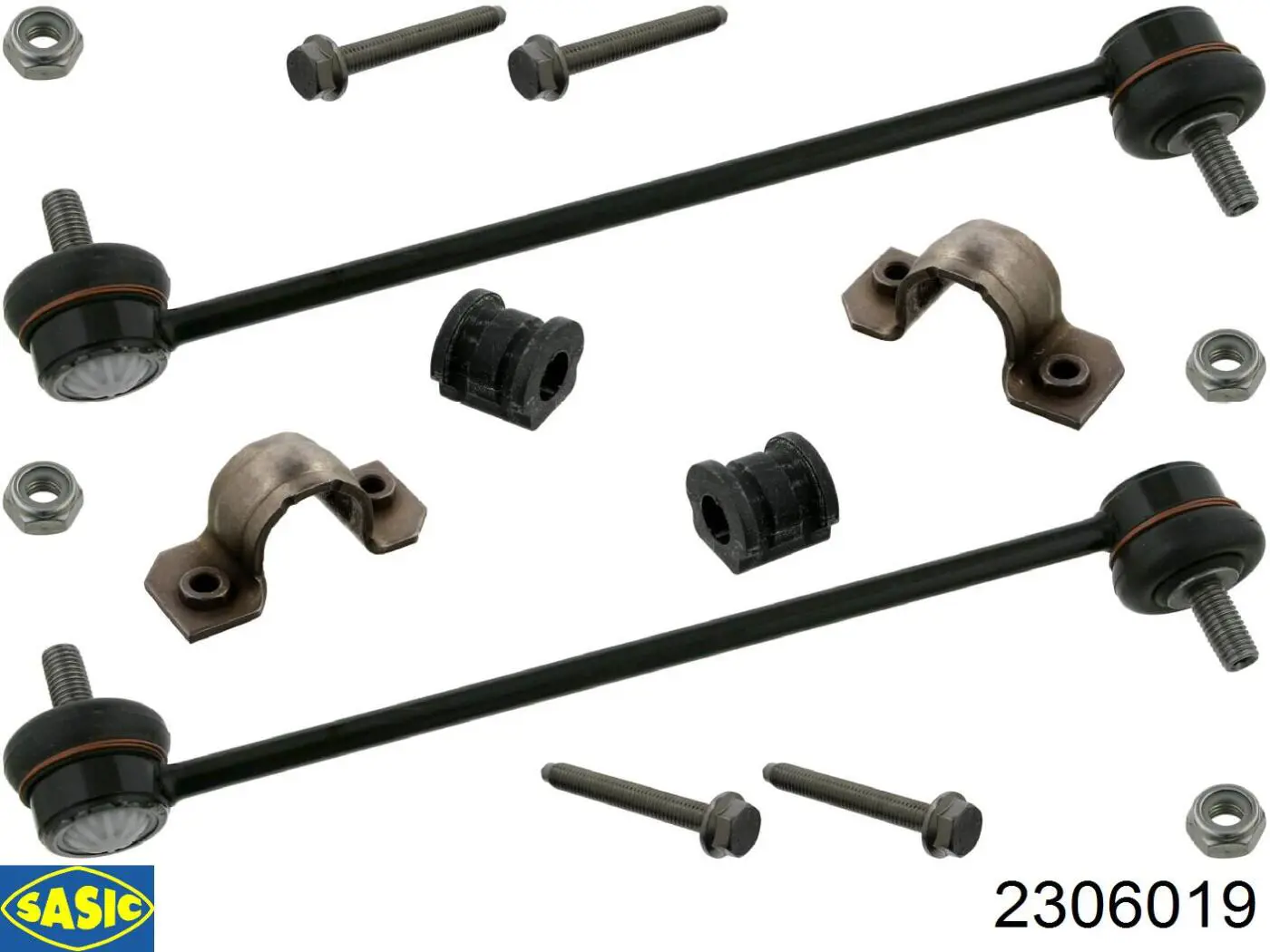 Do koszyka 2306019 Sasic Tuleja stabilizatora przedniego