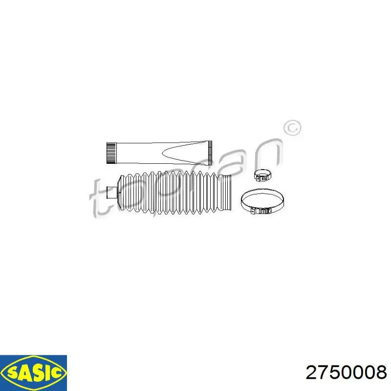 Do koszyka 34760 Lemforder Osłona mechanizmu kierowniczego (maglownicy)