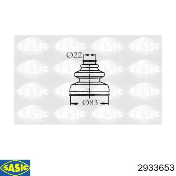 Osłona przegubu homokinetycznego półosi przedniej wewnętrzna Peugeot/Citroen 329365 cena, od 12,63 USD
