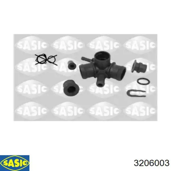Kołnierz układu chłodzenia (trójnik) Sasic 3206003 cena, od 5,80 USD