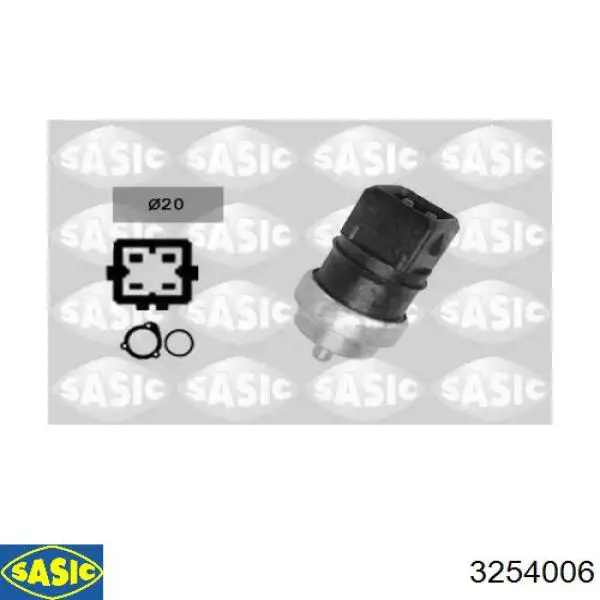 Czujnik temperatury płynu chłodzącego Sasic 3254006 cena, od 7,97 USD