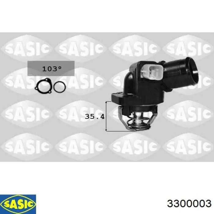 Termostat Sasic 3300003 cena, od 34,09 USD