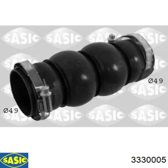 Przewód (króciec) intercoolera Sasic 3330005 cena, od 22,97 USD