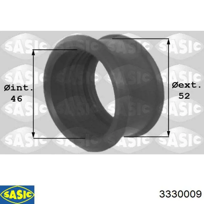 Uszczelka turbiny, wkładka elastyczna Sasic 3330009 cena, od 7,25 USD