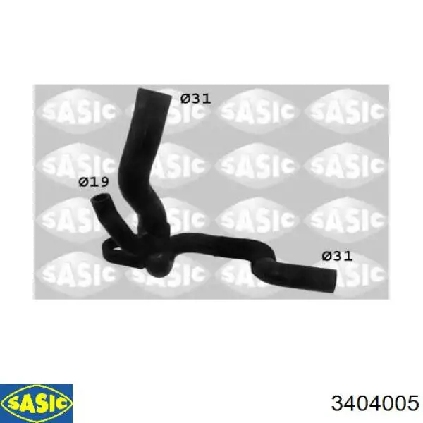 Przewód (króciec) chłodnicy górny Sasic 3404005 cena, od 40,08 USD