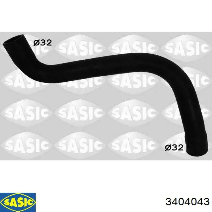 Przewód (króciec) chłodnicy górny Sasic 3404043 cena, od 15,01 USD