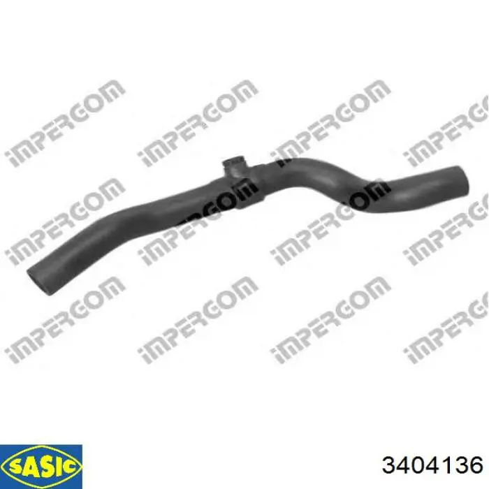 Przewód chłodnicy ogrzewacza (nagrzewnicy), dopływ Sasic 3404136 cena, od 16,98 USD