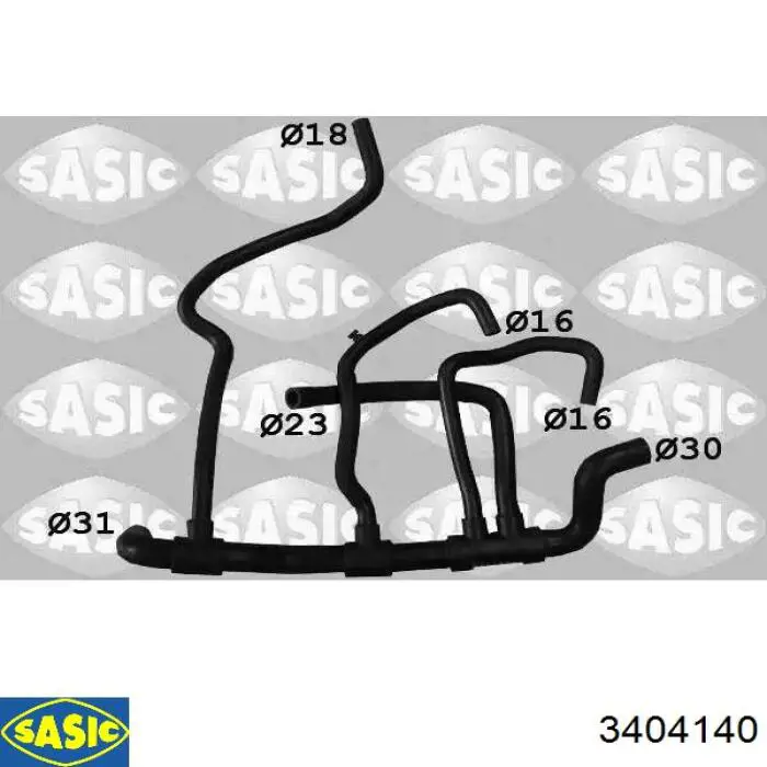 Przewód (króciec) chłodnicy dolny Sasic 3404140 cena, od 79,51 USD