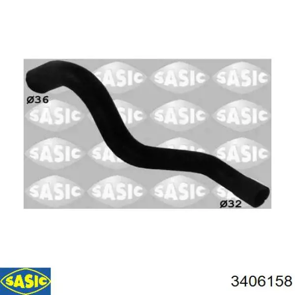Do koszyka 3406158 Sasic Przewód (króciec) chłodnicy górny