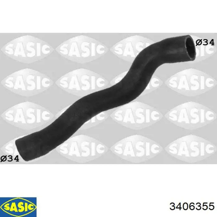 Przewód (króciec) chłodnicy górny 9202102 General Motors